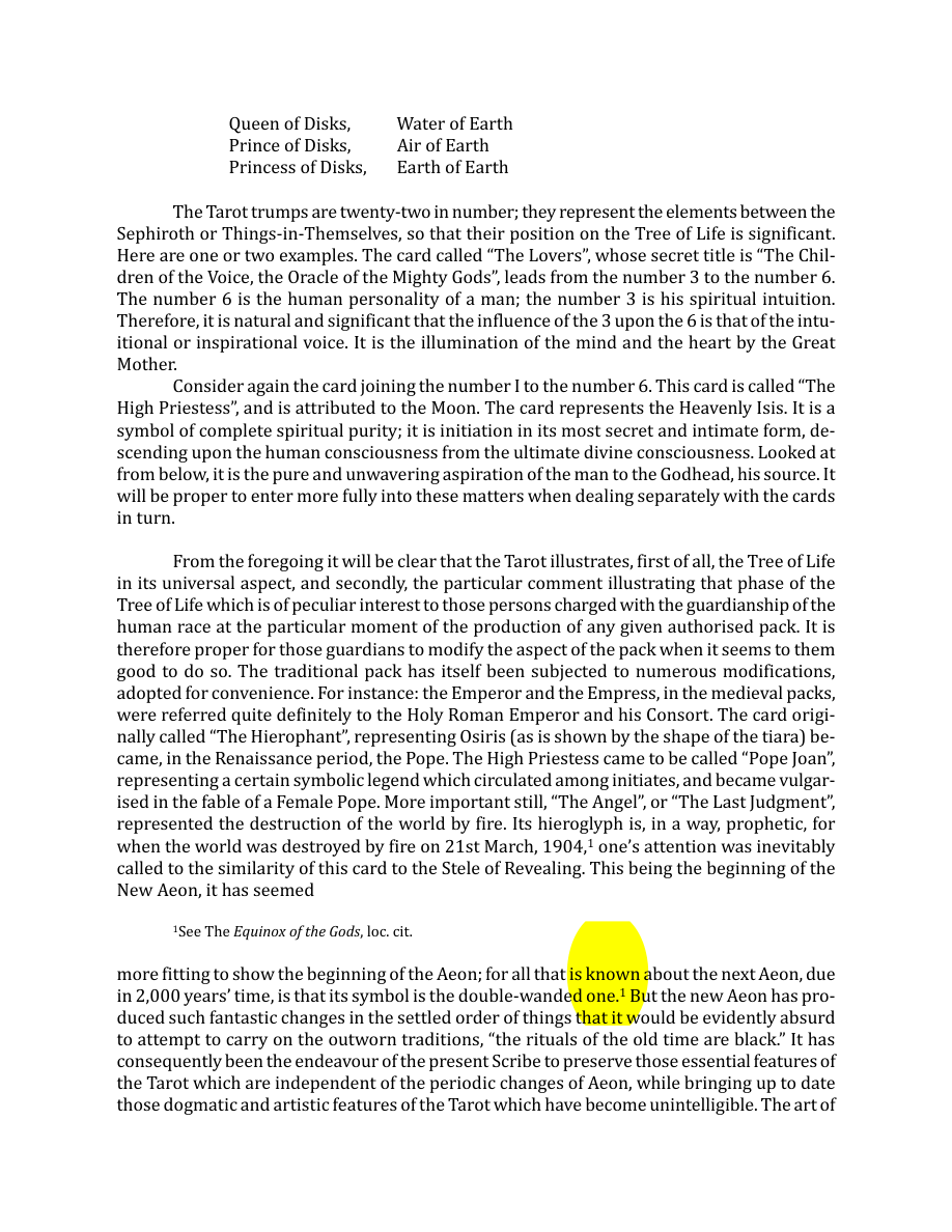 Original scan of The Book of Thoth, PDF page 28