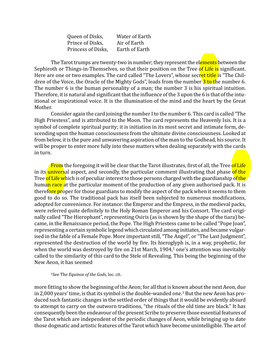 Original scan of The Book of Thoth, PDF page 28