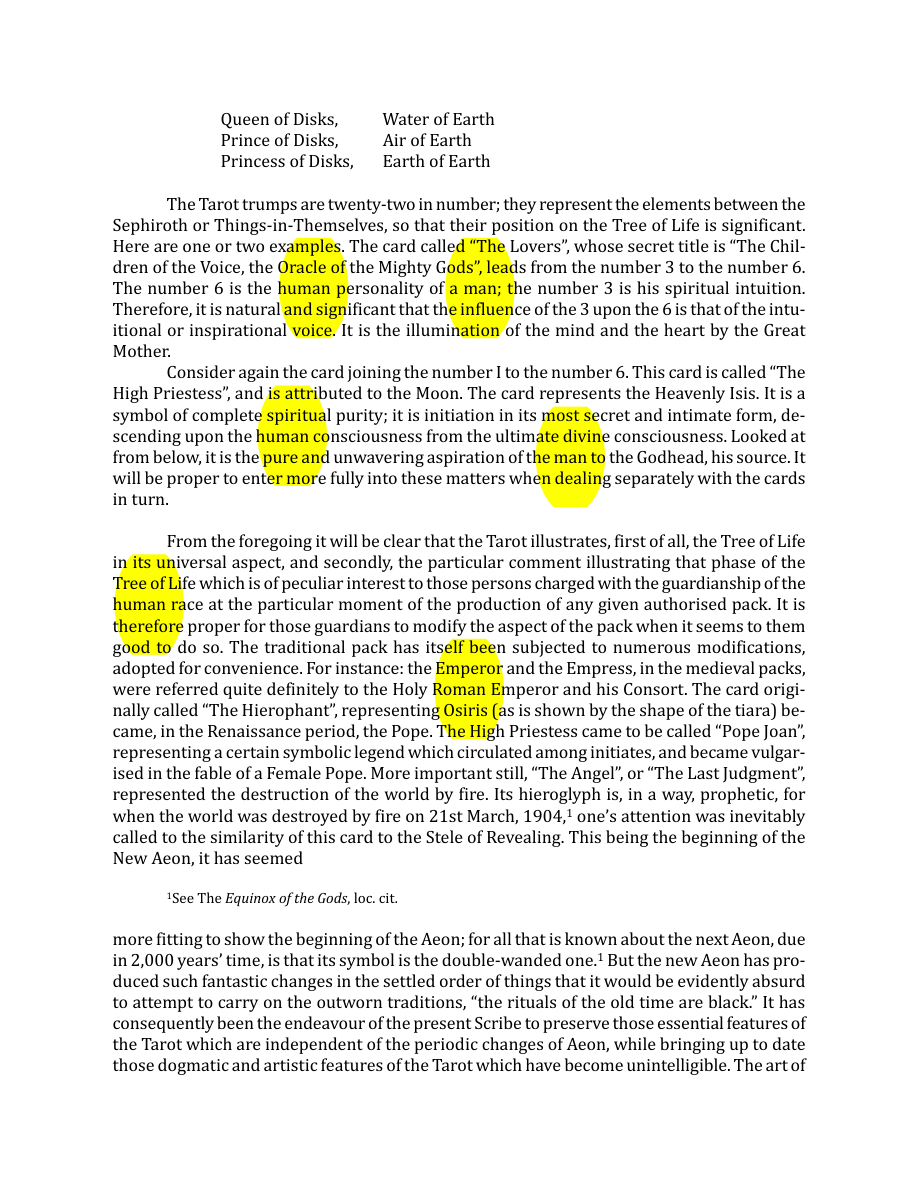 Original scan of The Book of Thoth, PDF page 28