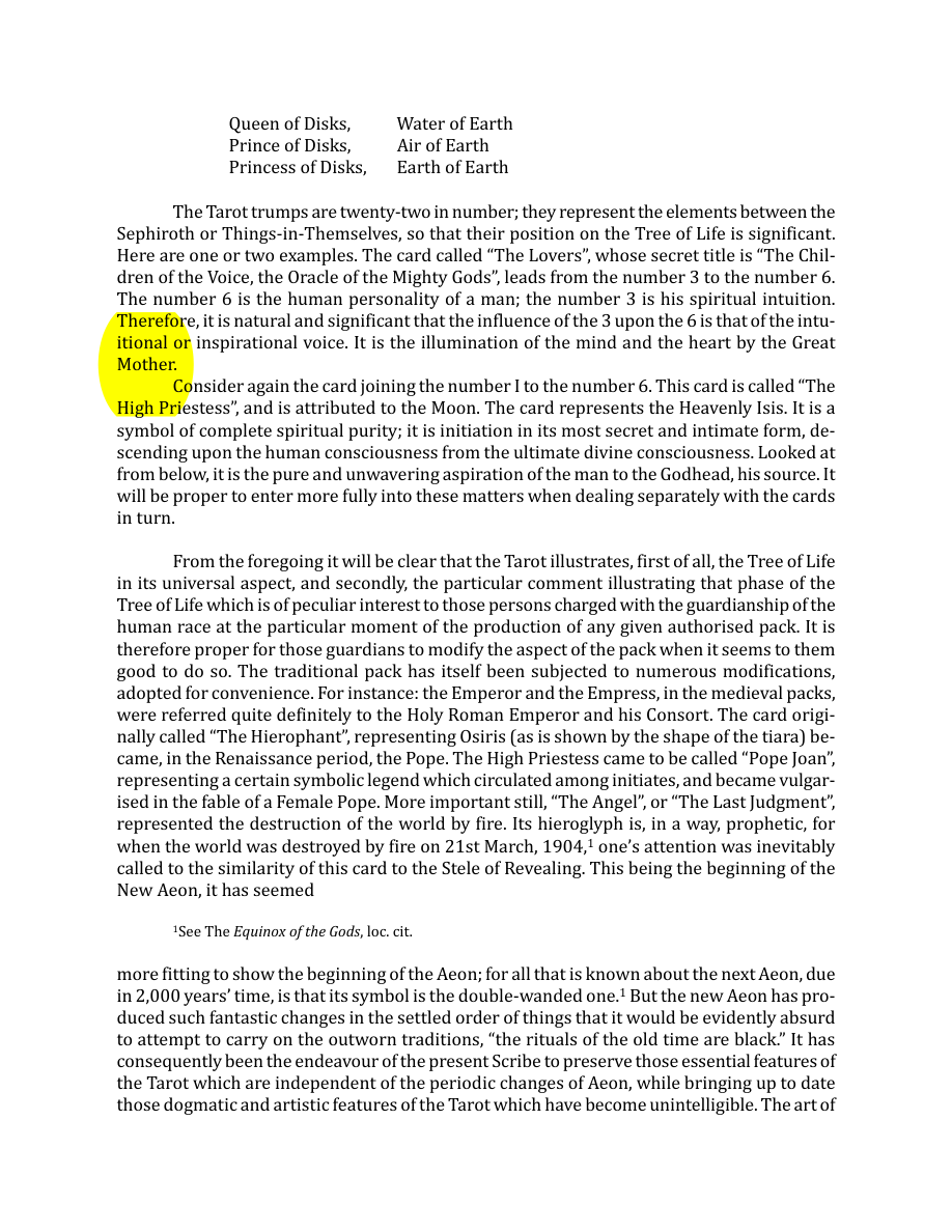 Original scan of The Book of Thoth, PDF page 28