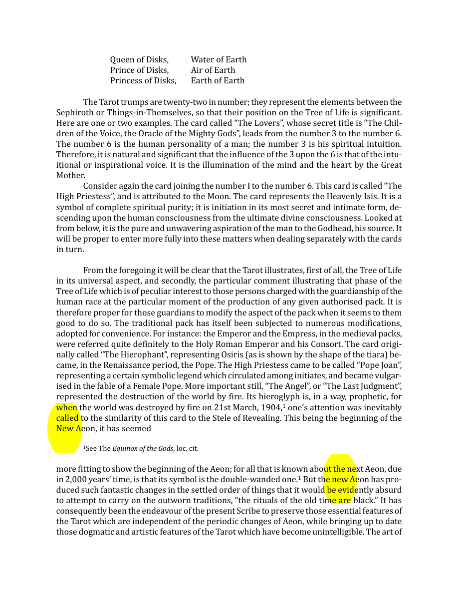 Original scan of The Book of Thoth, PDF page 28