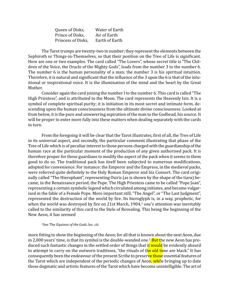 Original scan of The Book of Thoth, PDF page 28