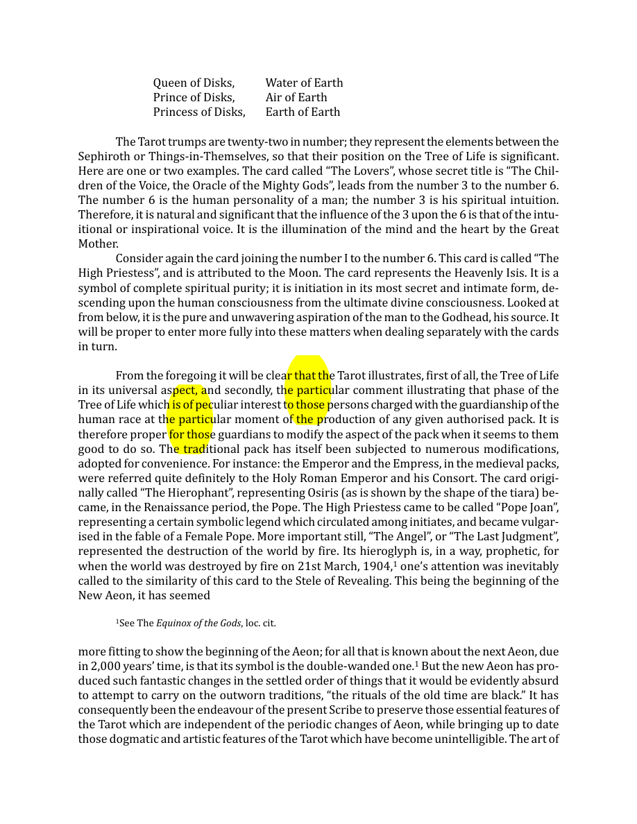 Original scan of The Book of Thoth, PDF page 28