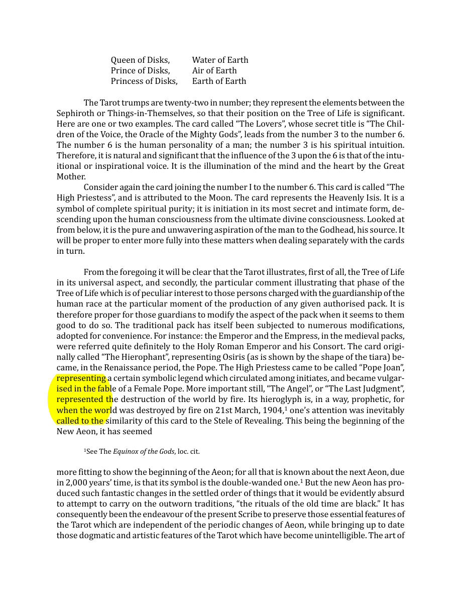 Original scan of The Book of Thoth, PDF page 28