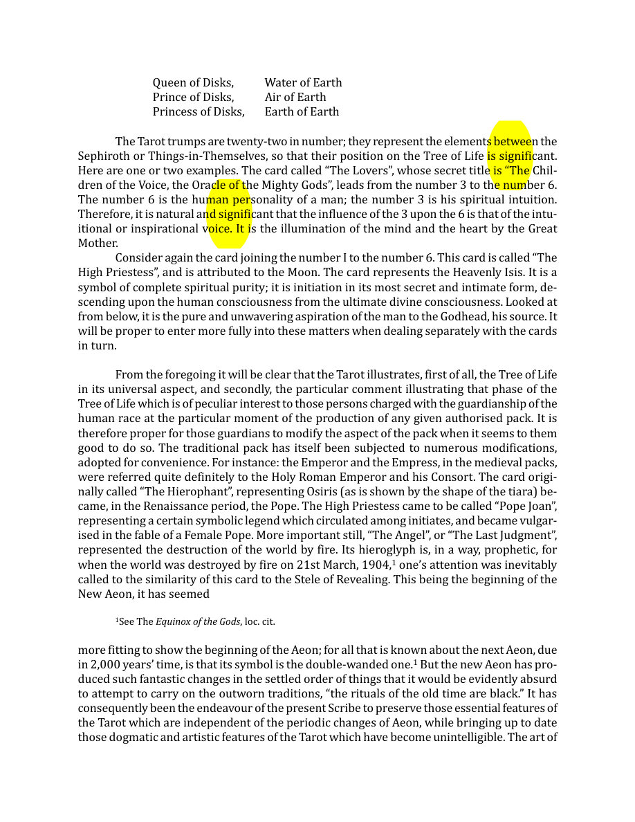 Original scan of The Book of Thoth, PDF page 28