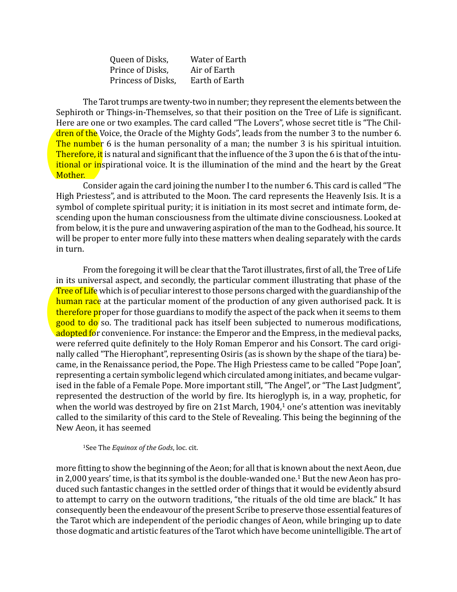 Original scan of The Book of Thoth, PDF page 28