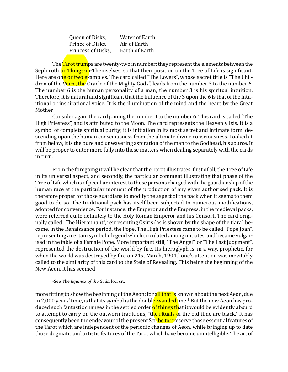 Original scan of The Book of Thoth, PDF page 28
