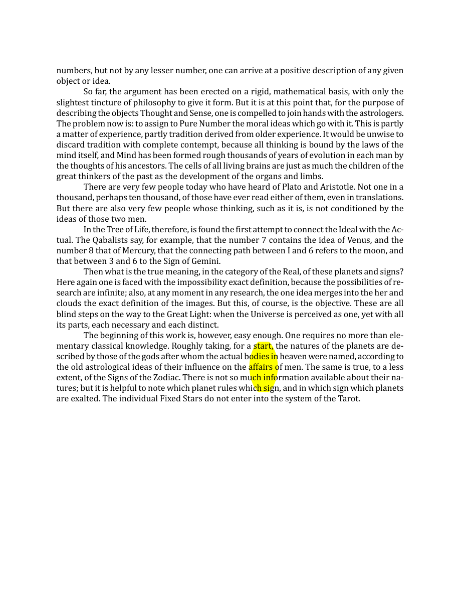 Original scan of The Book of Thoth, PDF page 35