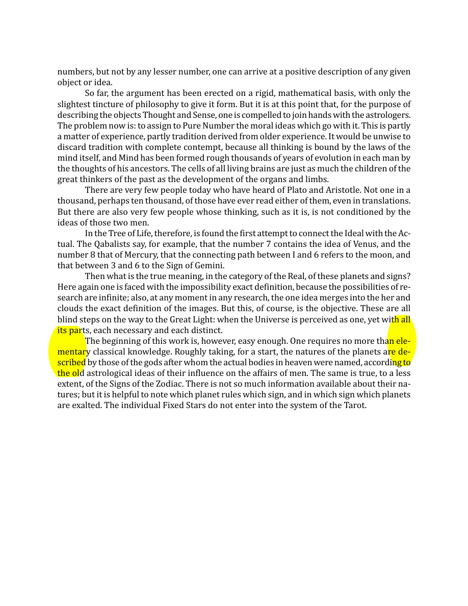 Original scan of The Book of Thoth, PDF page 35