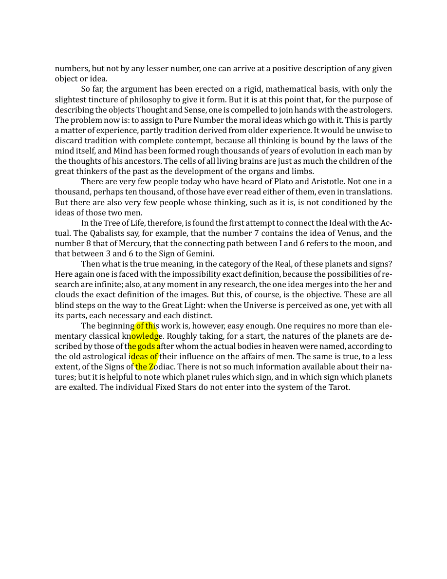 Original scan of The Book of Thoth, PDF page 35