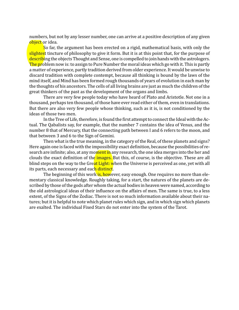 Original scan of The Book of Thoth, PDF page 35