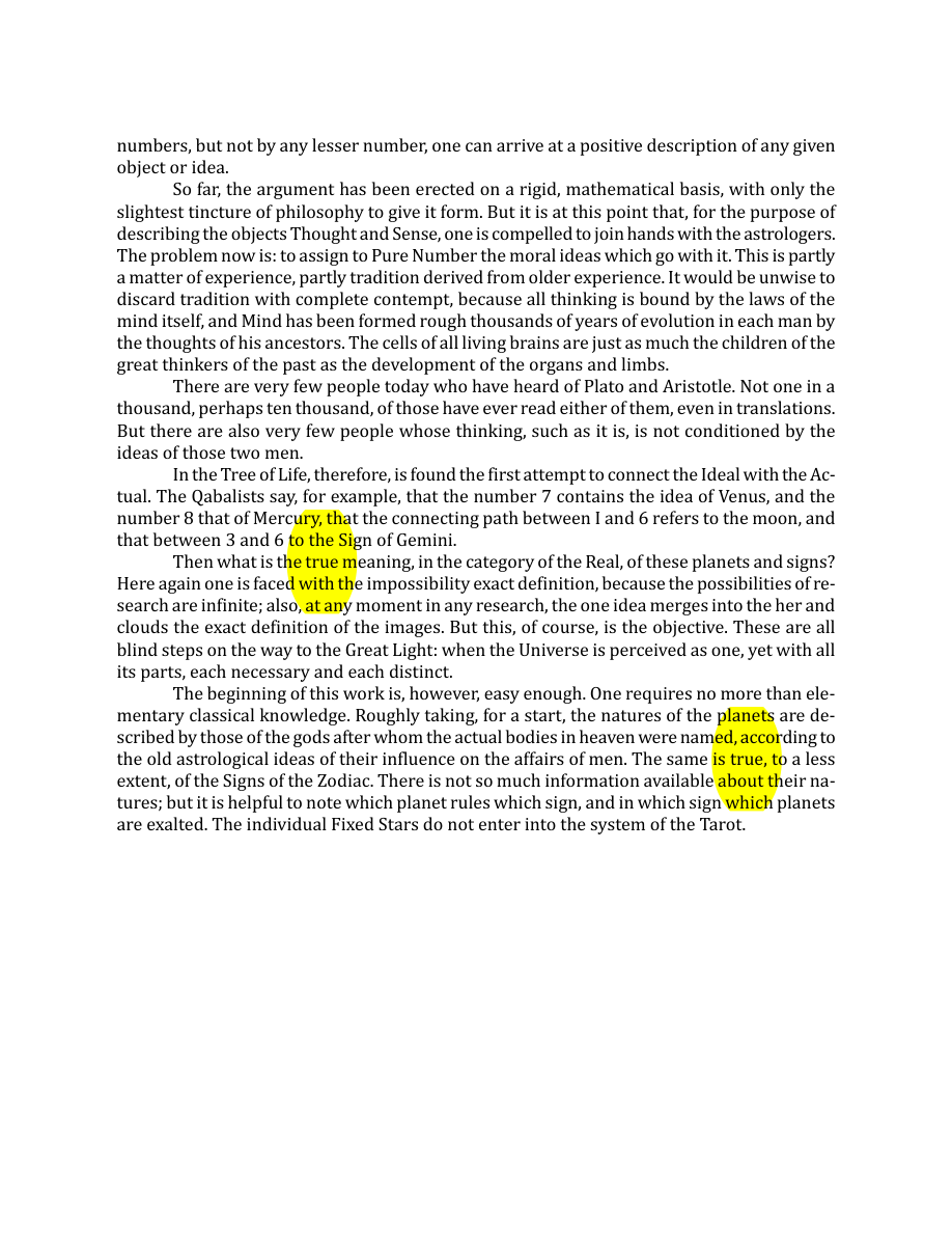 Original scan of The Book of Thoth, PDF page 35