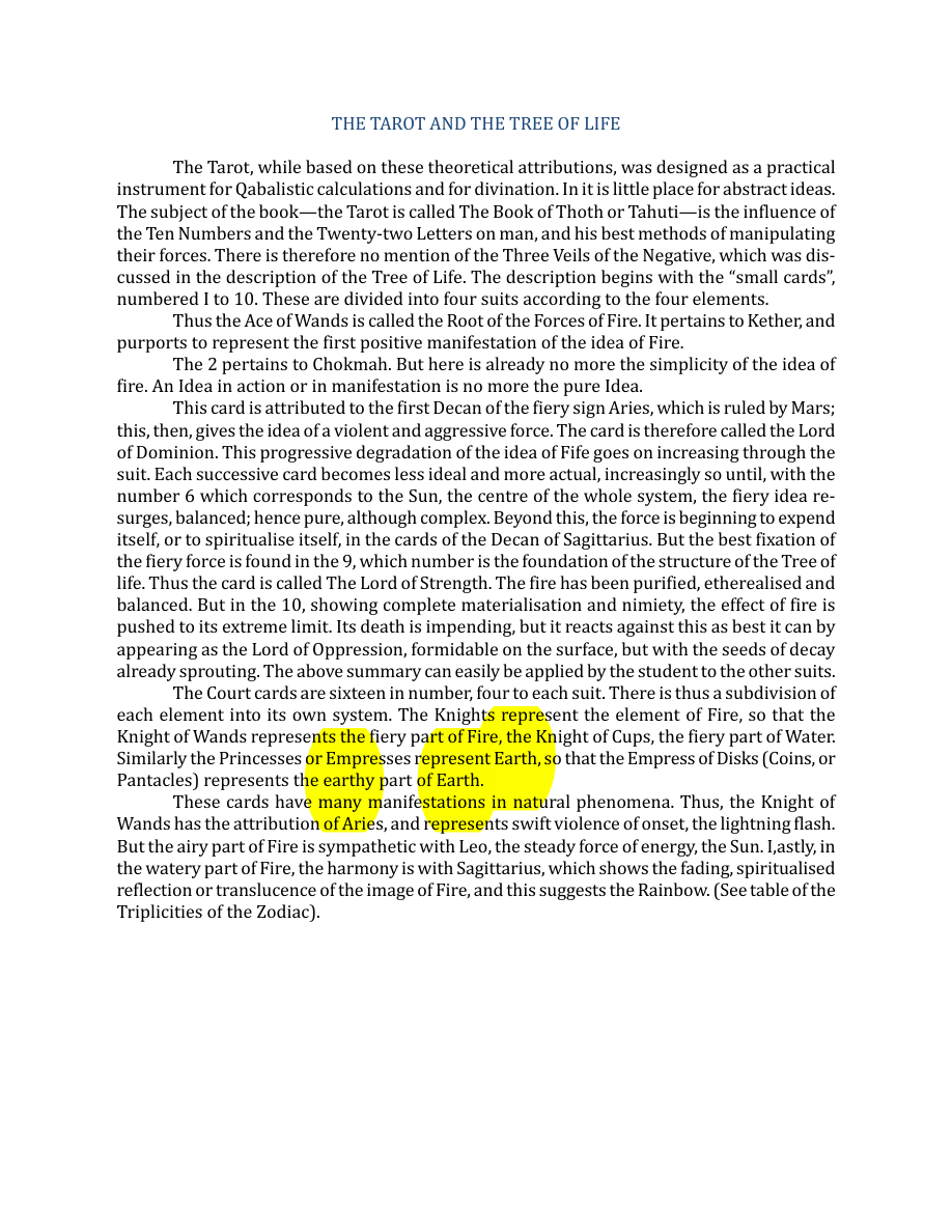 Original scan of The Book of Thoth, PDF page 36