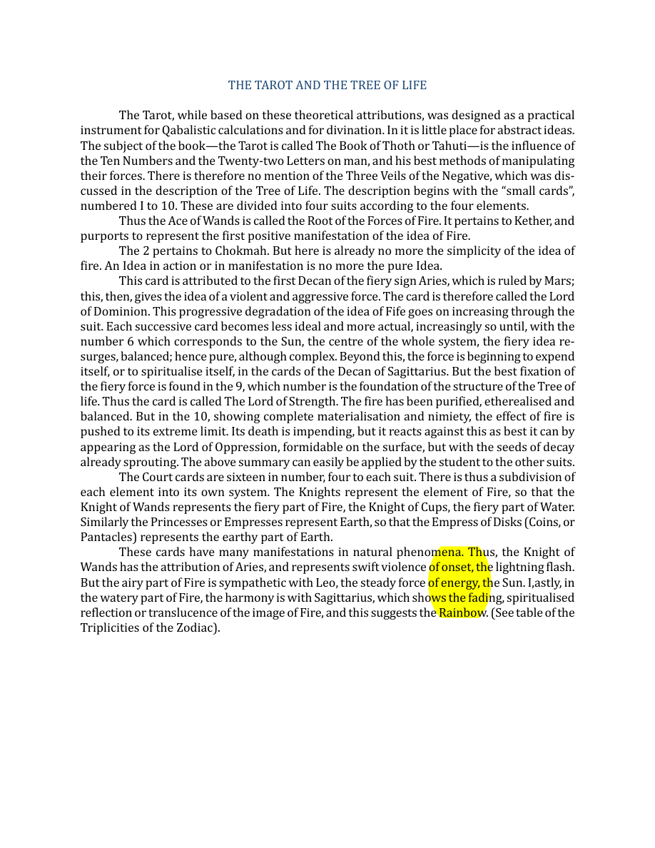 Original scan of The Book of Thoth, PDF page 36