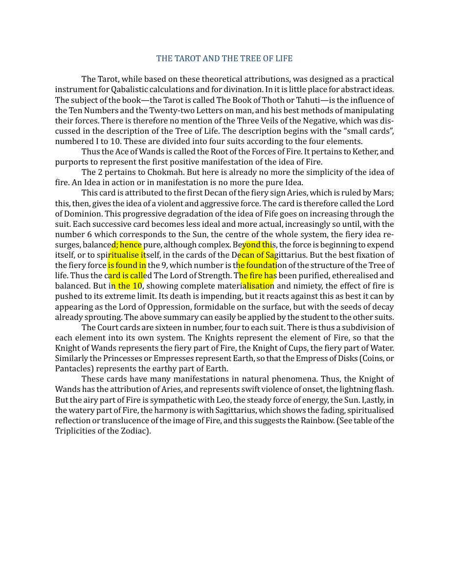 Original scan of The Book of Thoth, PDF page 36