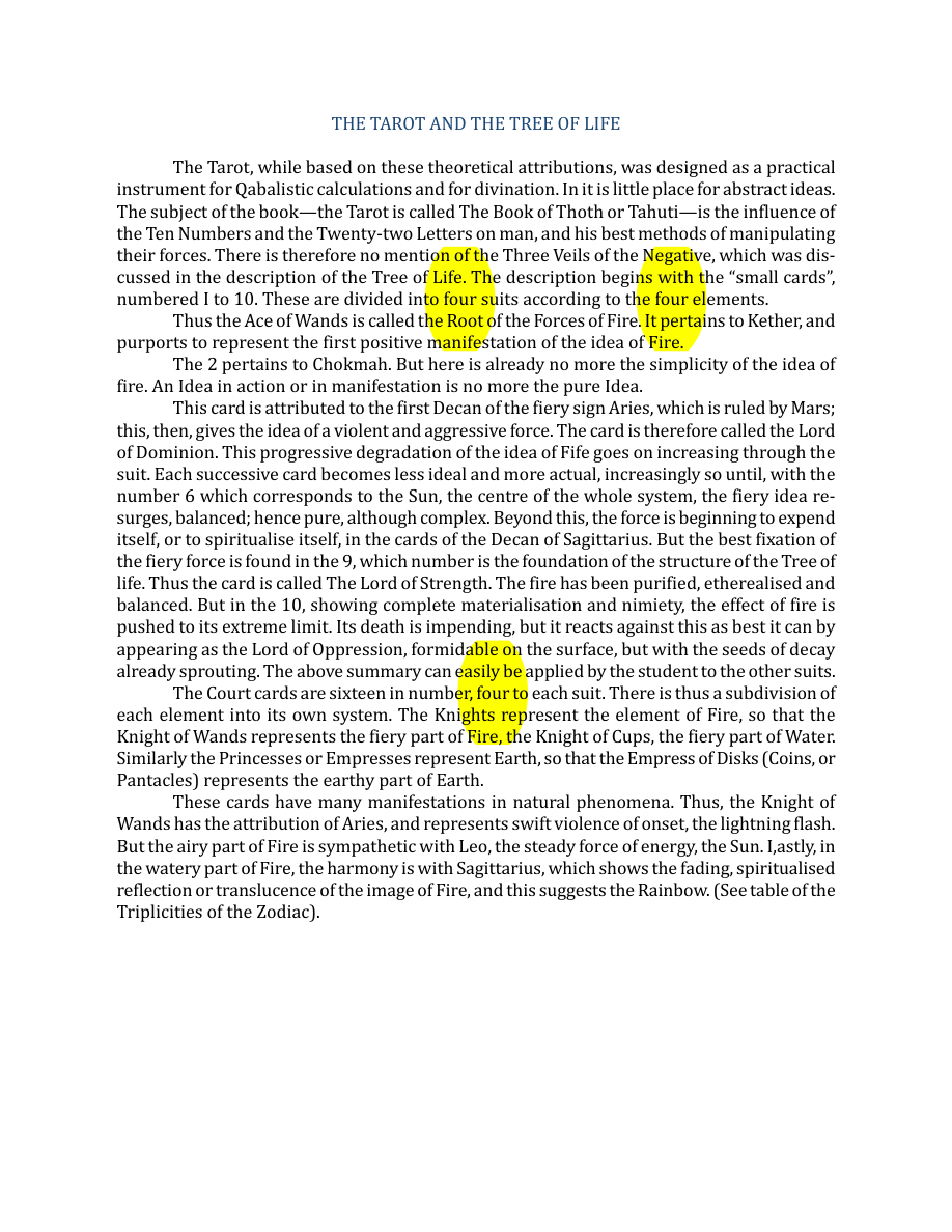 Original scan of The Book of Thoth, PDF page 36