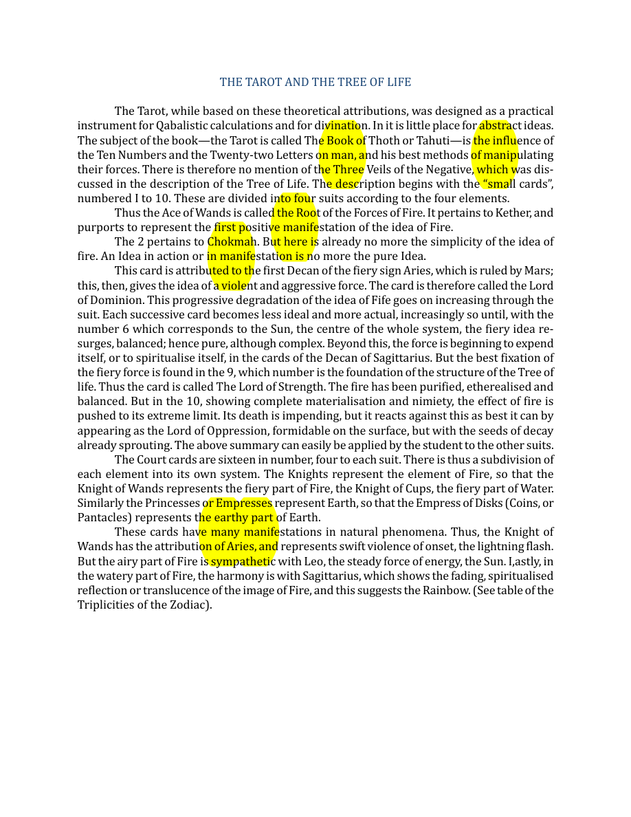 Original scan of The Book of Thoth, PDF page 36