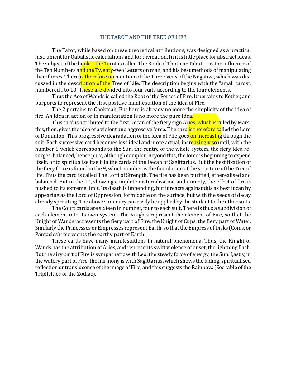 Original scan of The Book of Thoth, PDF page 36