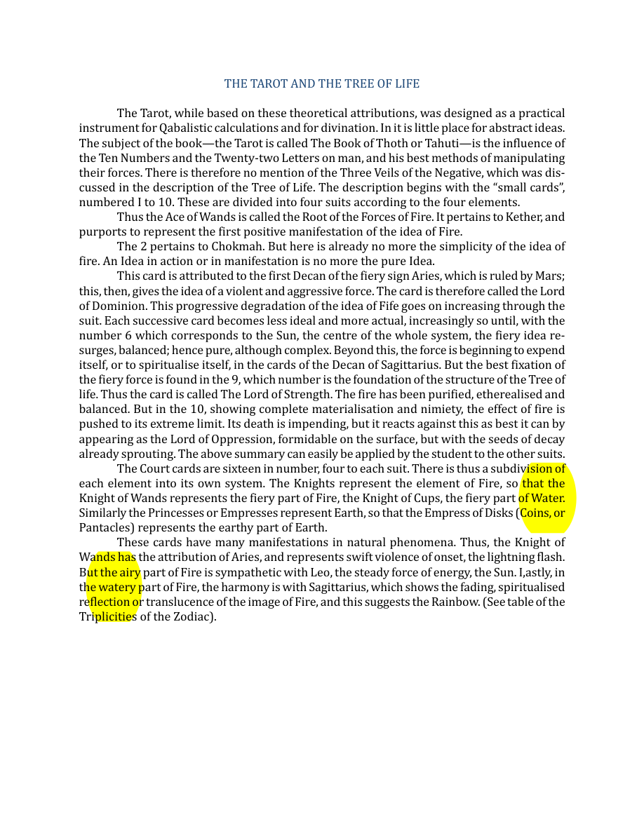 Original scan of The Book of Thoth, PDF page 36