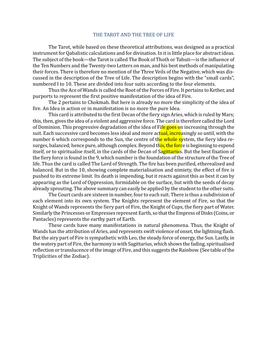 Original scan of The Book of Thoth, PDF page 36