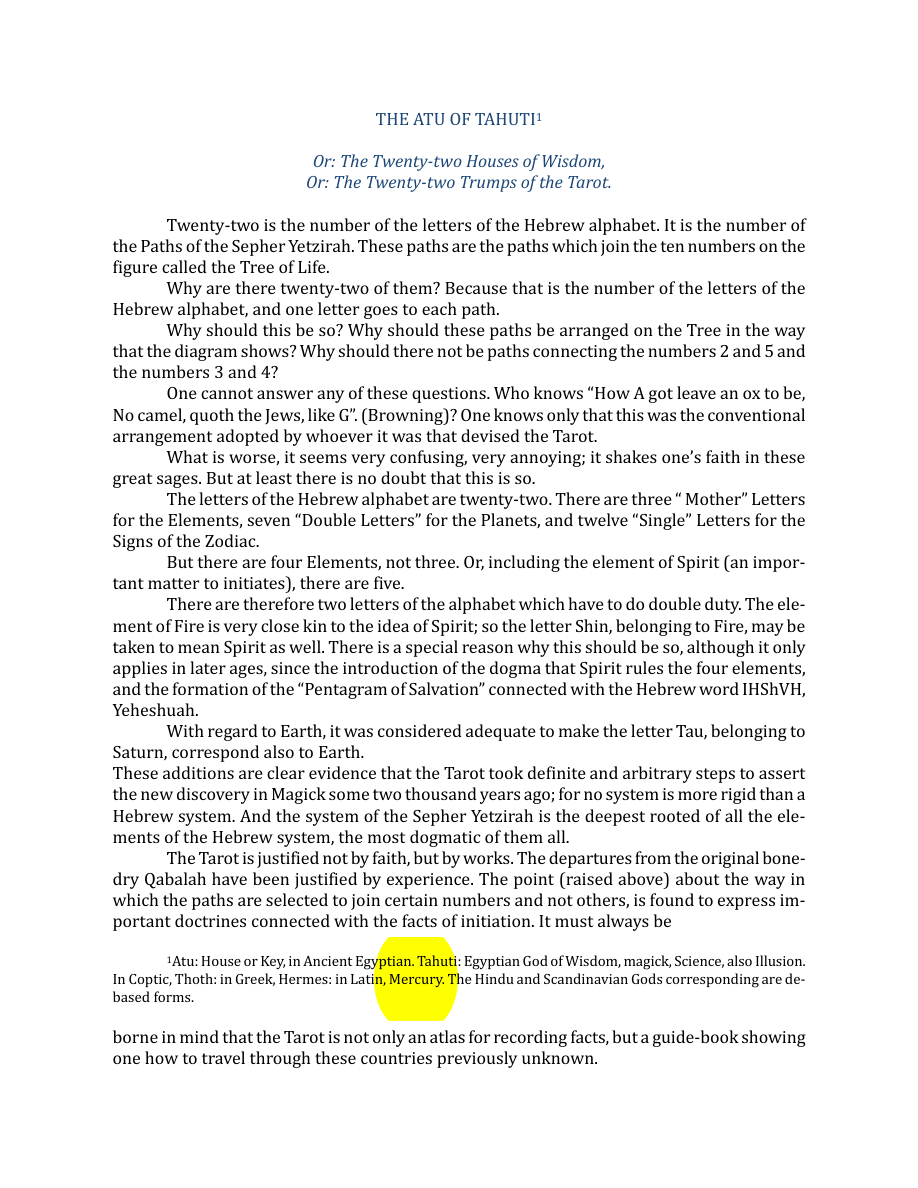 Original scan of The Book of Thoth, PDF page 37