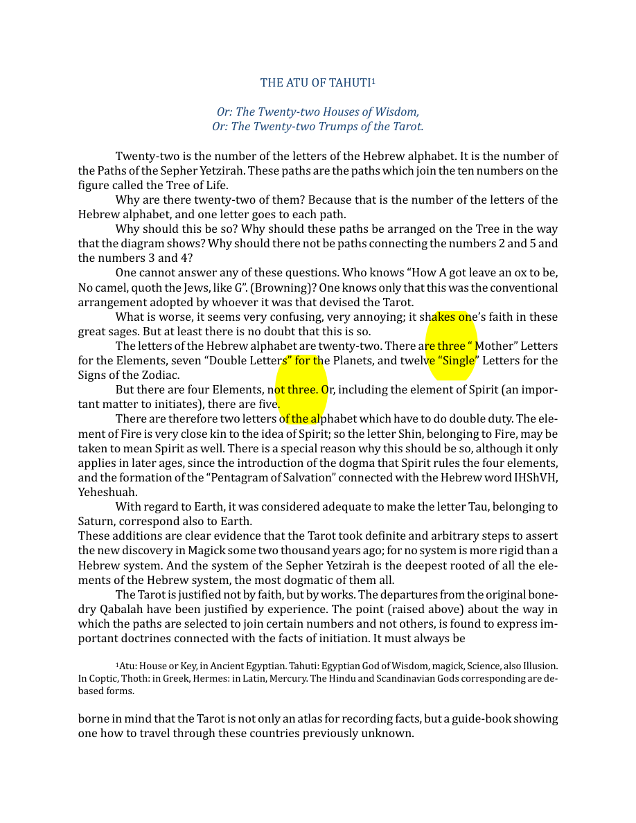 Original scan of The Book of Thoth, PDF page 37
