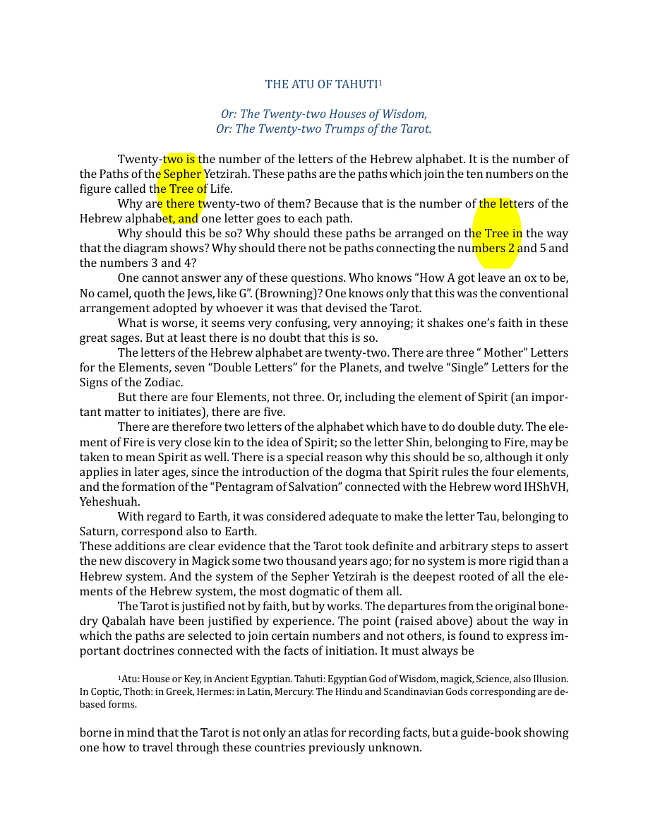 Original scan of The Book of Thoth, PDF page 37