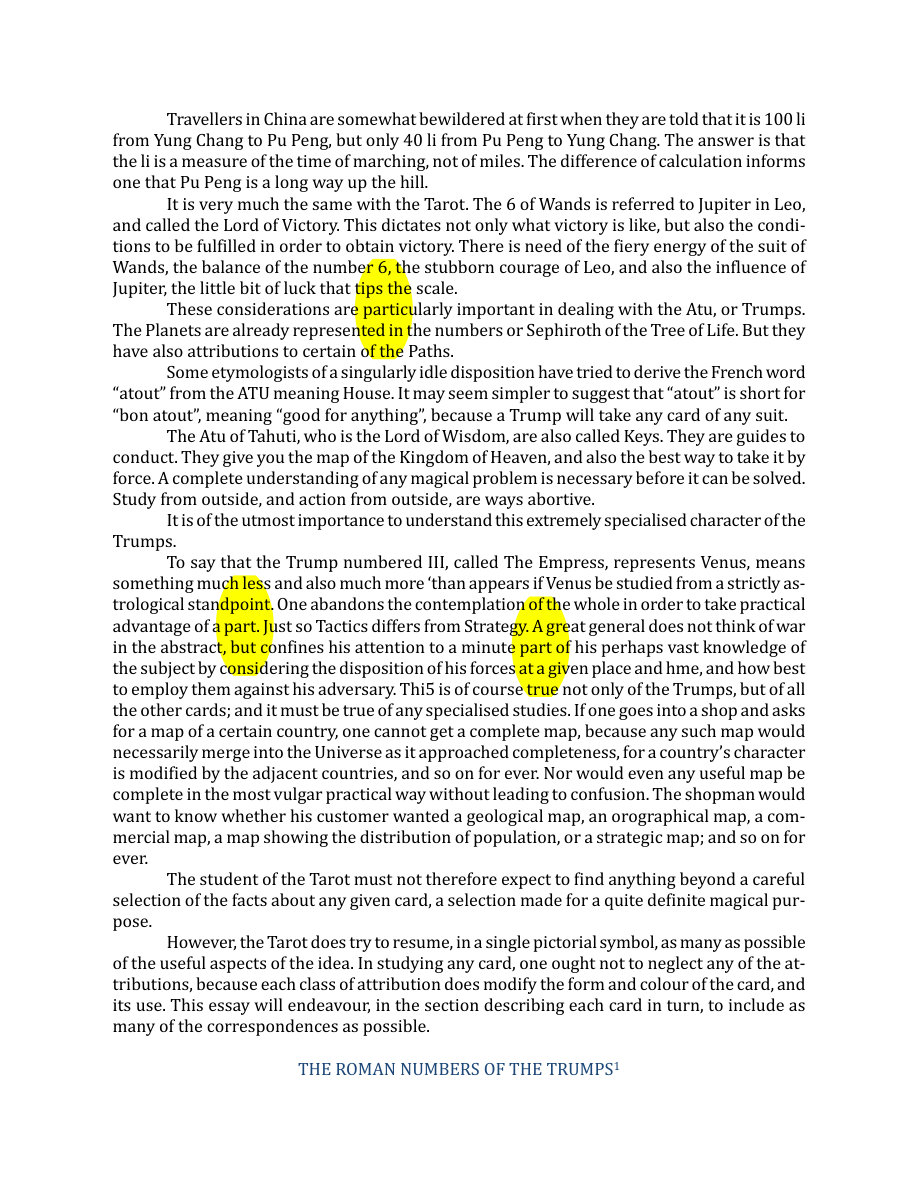 Original scan of The Book of Thoth, PDF page 38