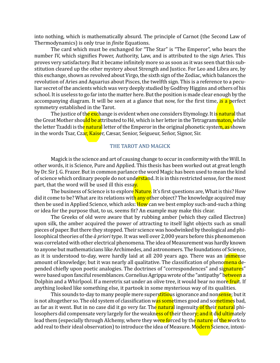 Original scan of The Book of Thoth, PDF page 40