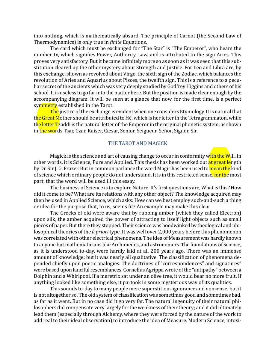Original scan of The Book of Thoth, PDF page 40
