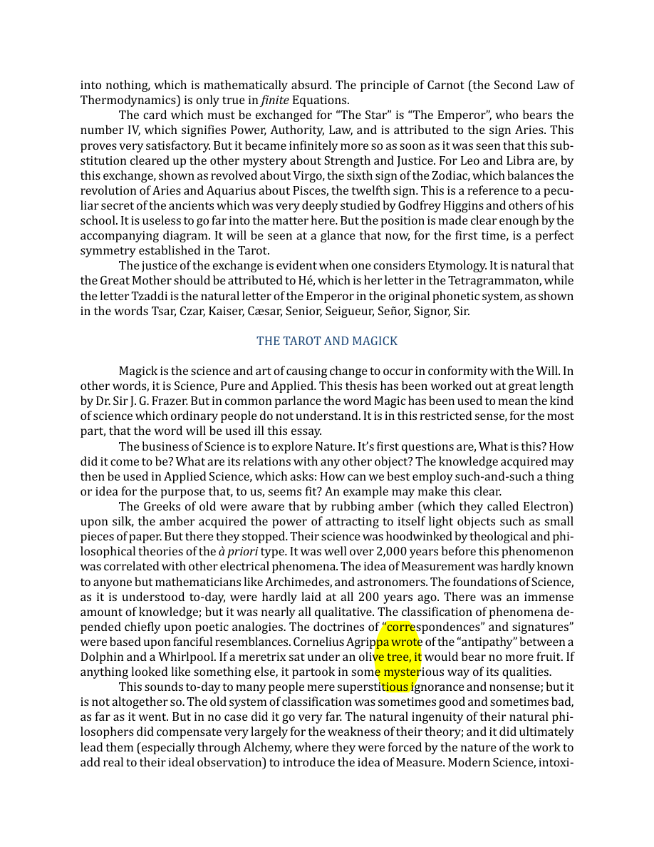 Original scan of The Book of Thoth, PDF page 40