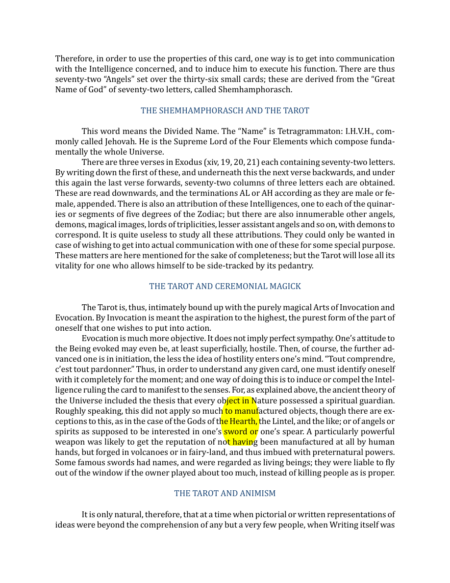 Original scan of The Book of Thoth, PDF page 42