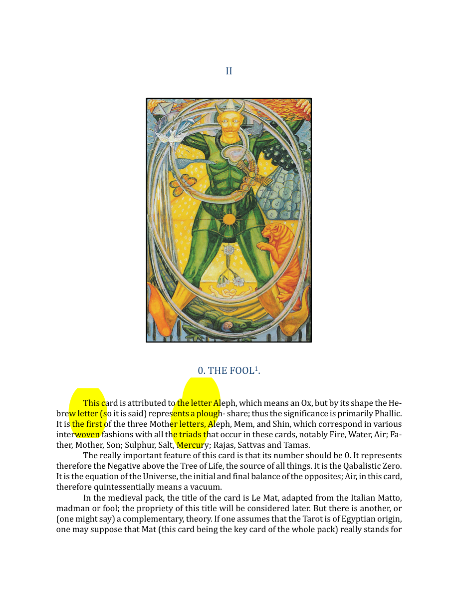 Original scan of The Book of Thoth, PDF page 47