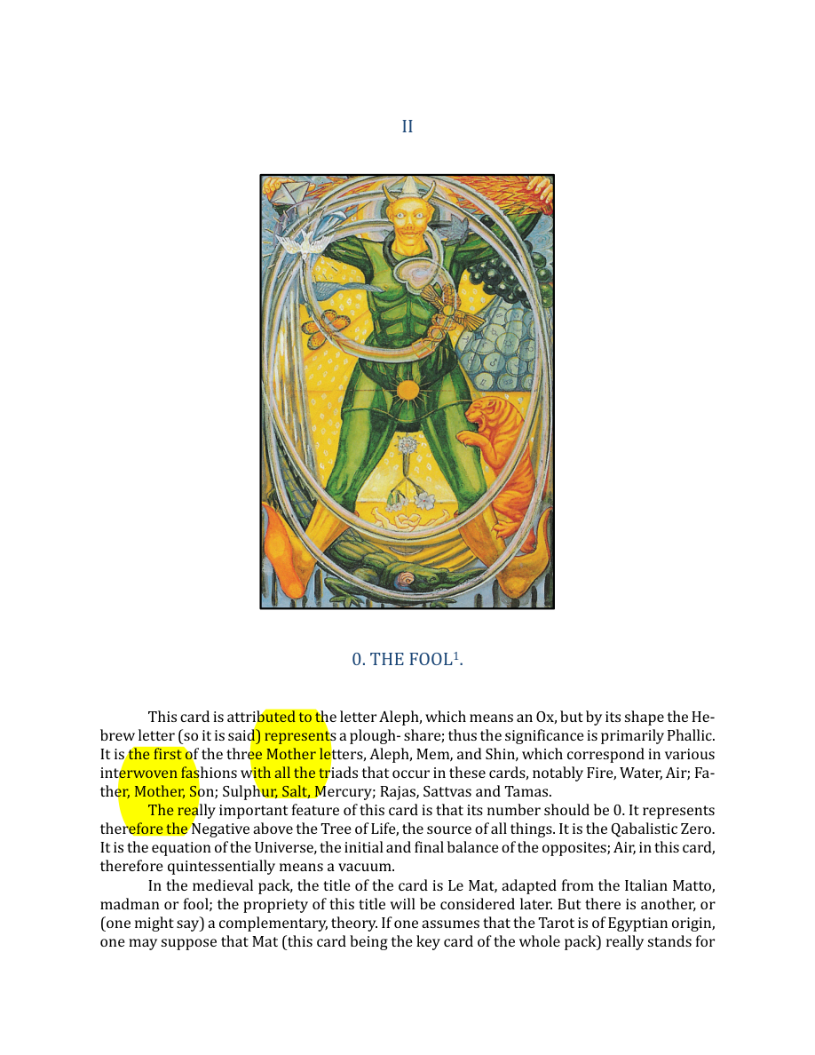 Original scan of The Book of Thoth, PDF page 47
