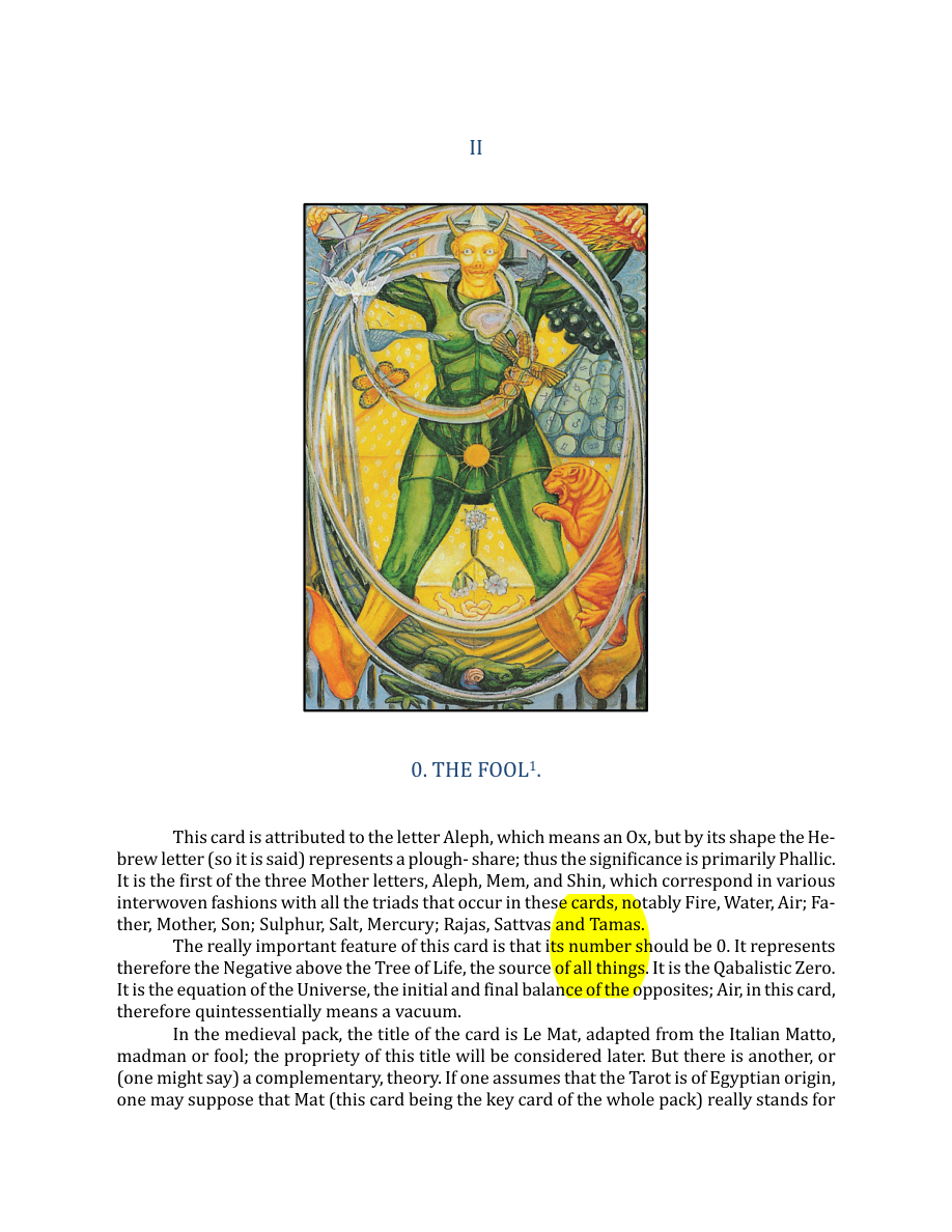 Original scan of The Book of Thoth, PDF page 47