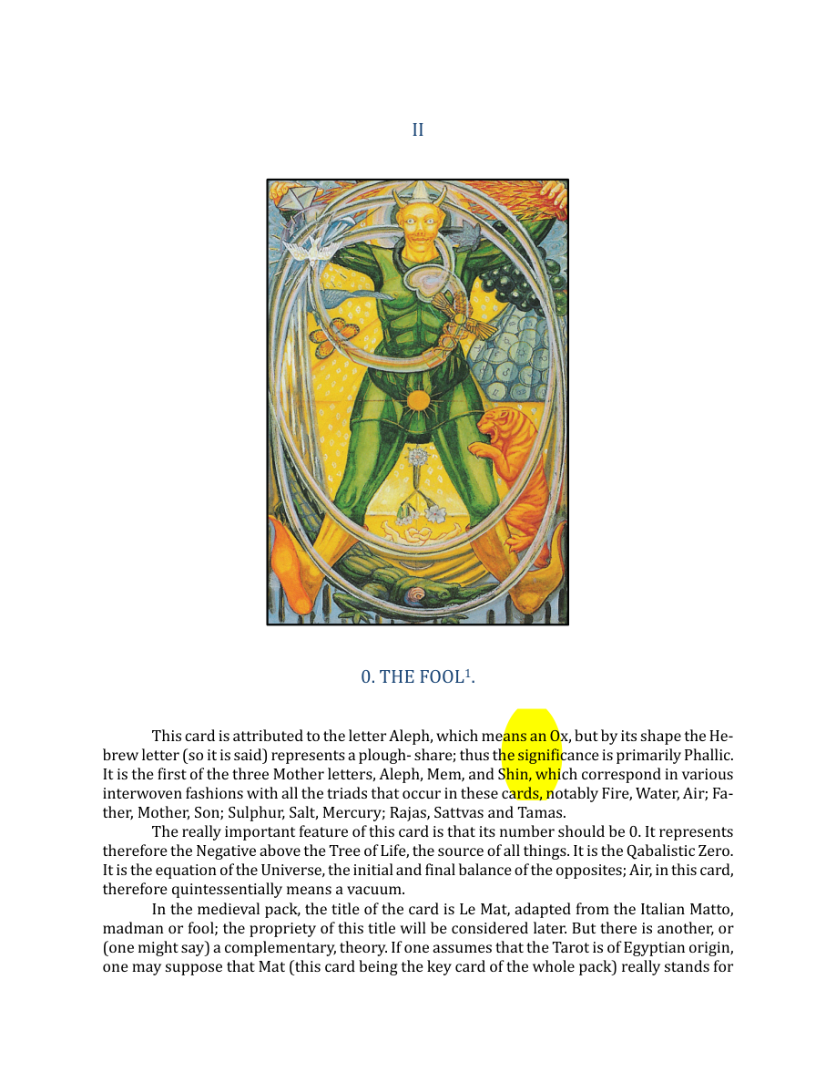 Original scan of The Book of Thoth, PDF page 47