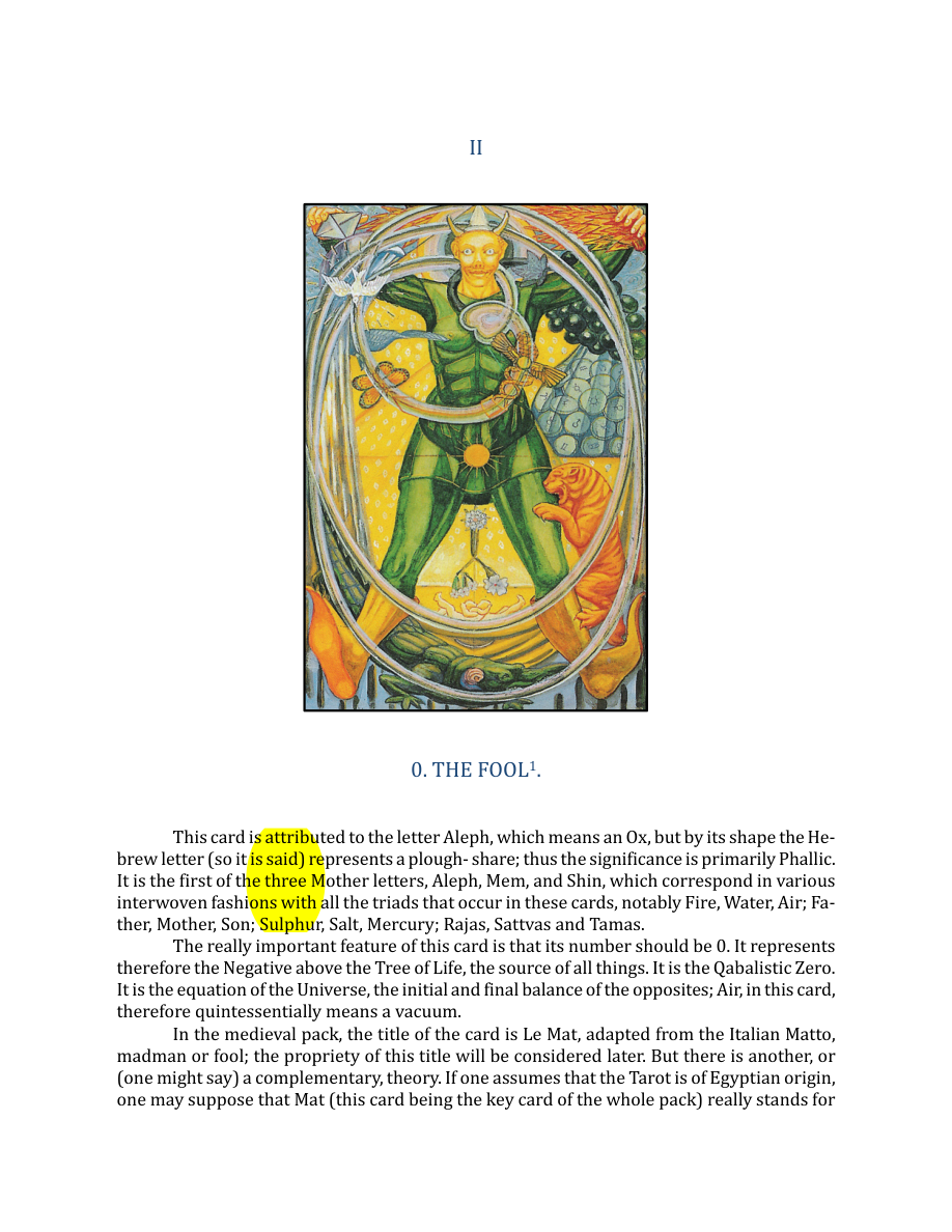 Original scan of The Book of Thoth, PDF page 47