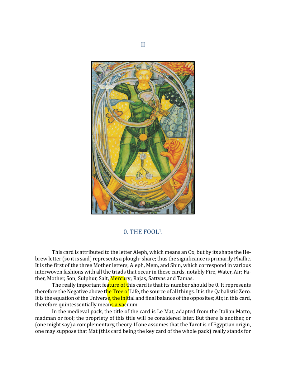 Original scan of The Book of Thoth, PDF page 47