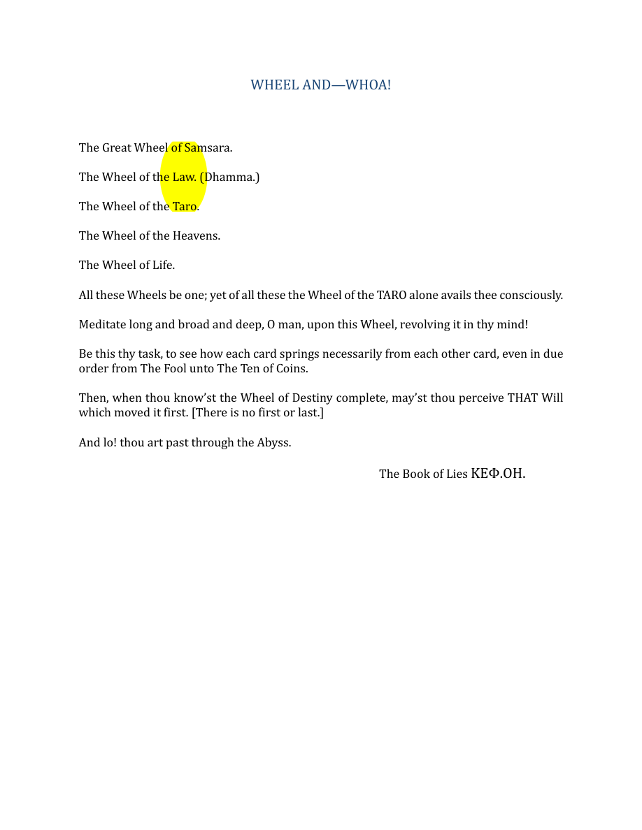 Original scan of The Book of Thoth, PDF page 5