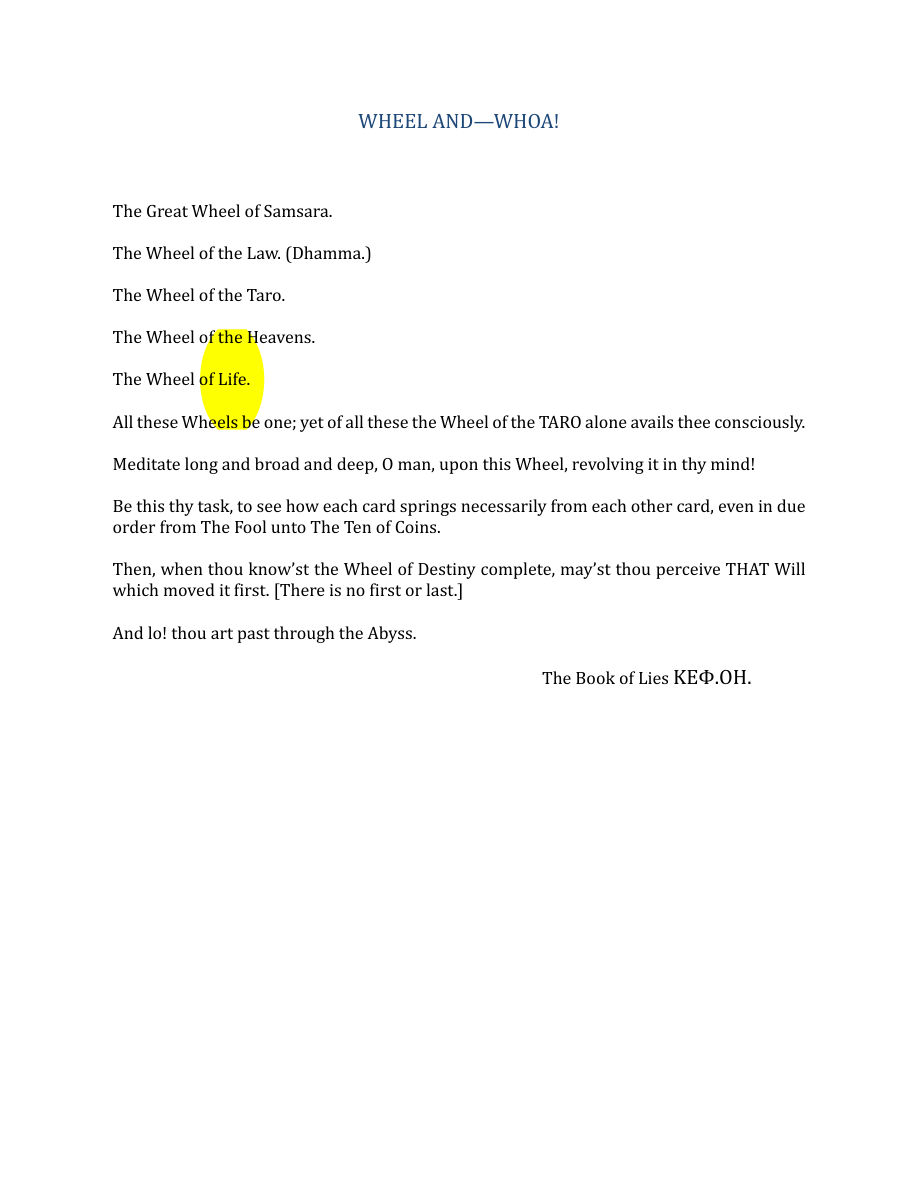 Original scan of The Book of Thoth, PDF page 5