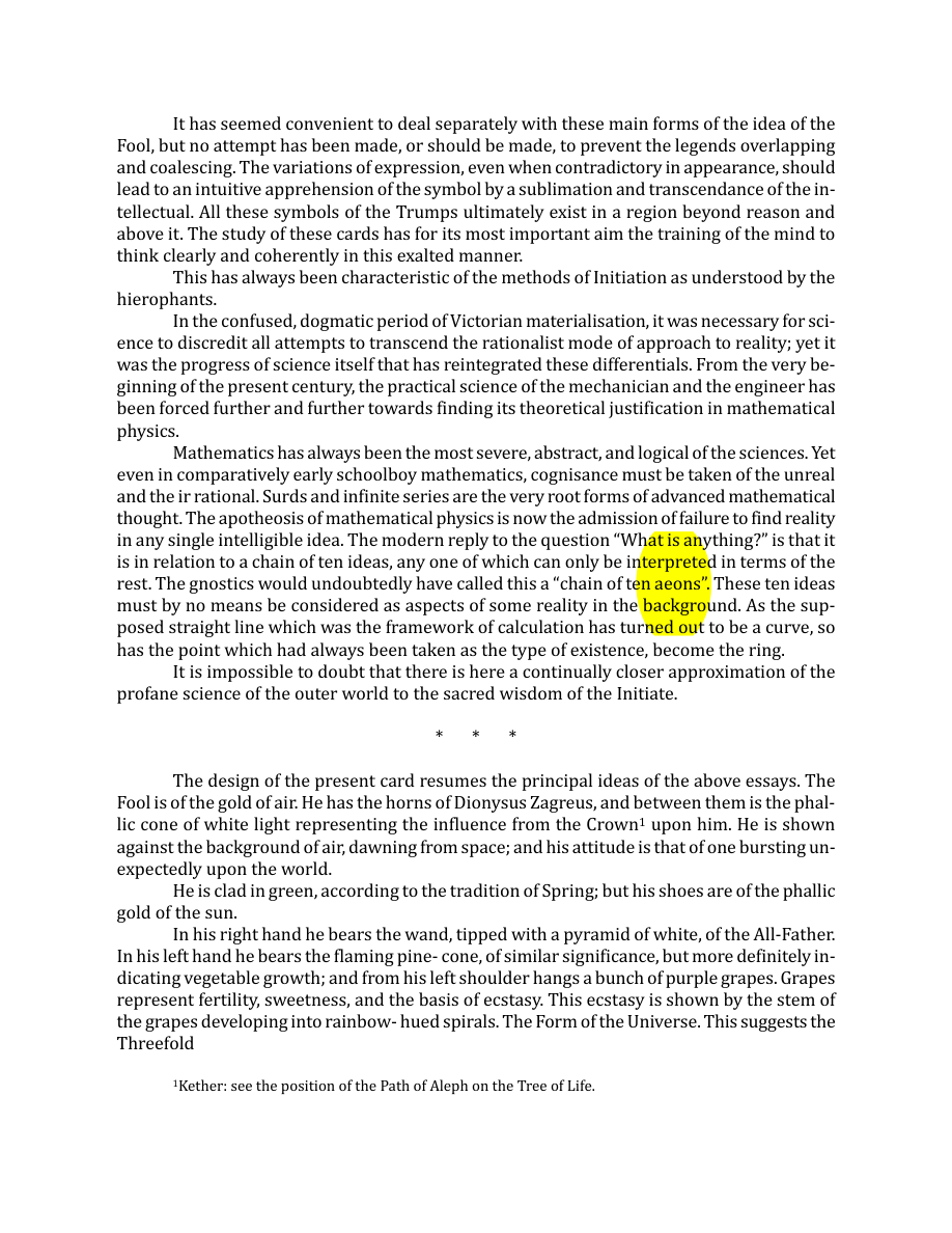 Original scan of The Book of Thoth, PDF page 57