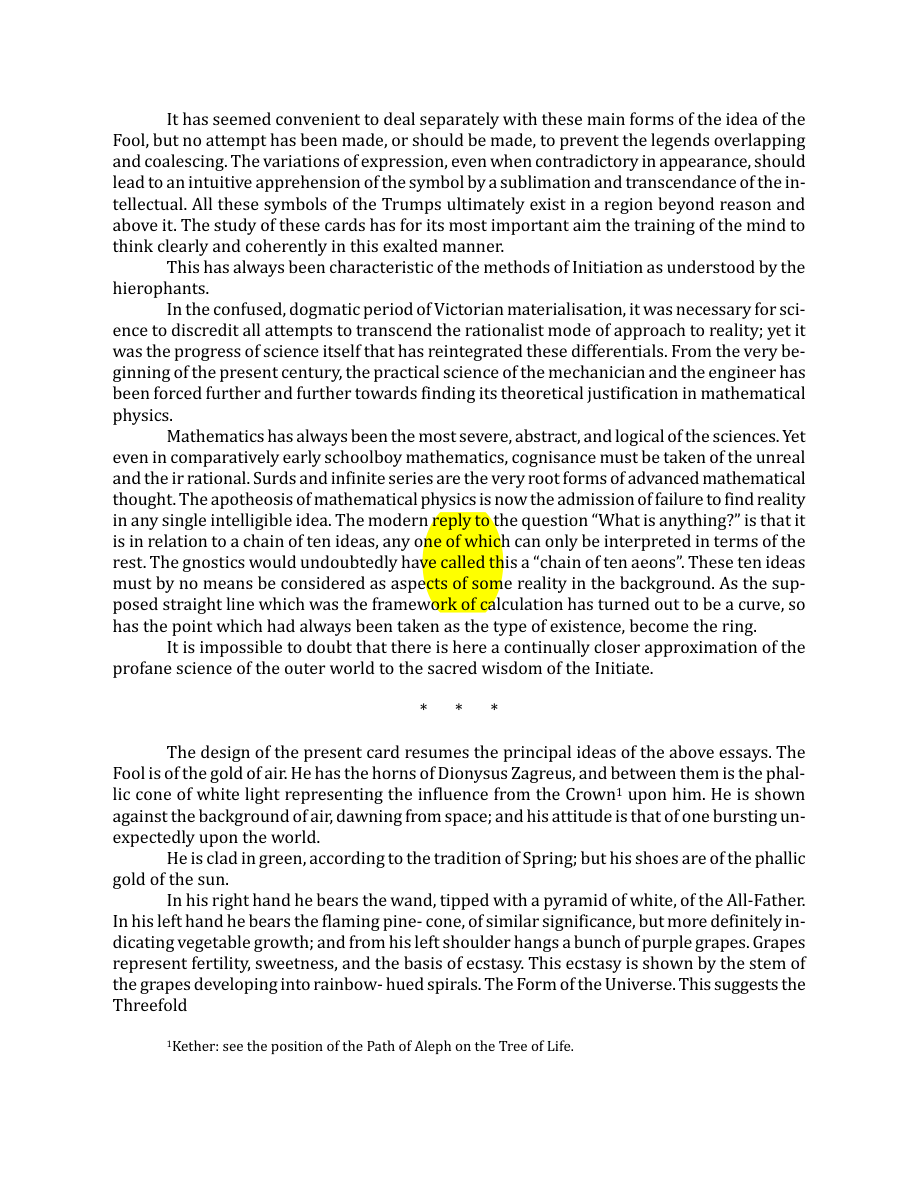 Original scan of The Book of Thoth, PDF page 57