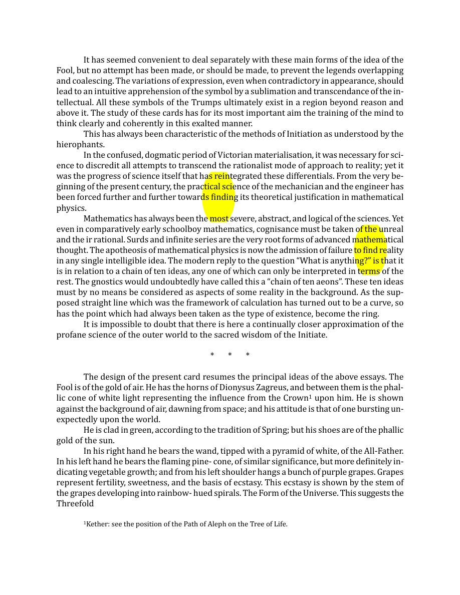 Original scan of The Book of Thoth, PDF page 57