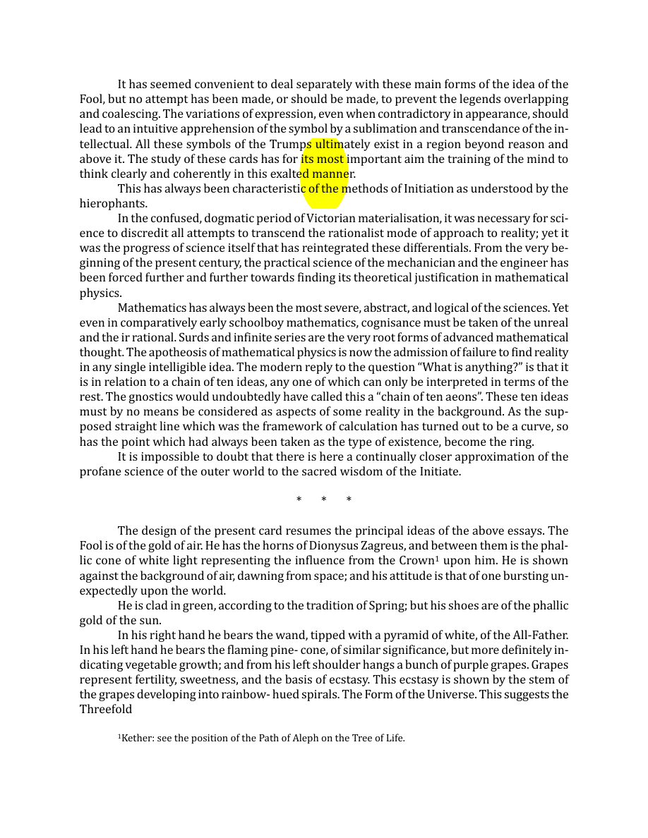 Original scan of The Book of Thoth, PDF page 57