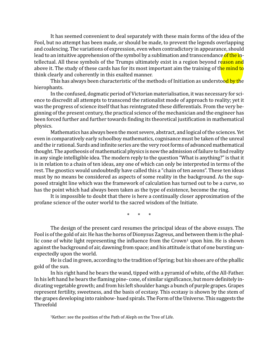 Original scan of The Book of Thoth, PDF page 57