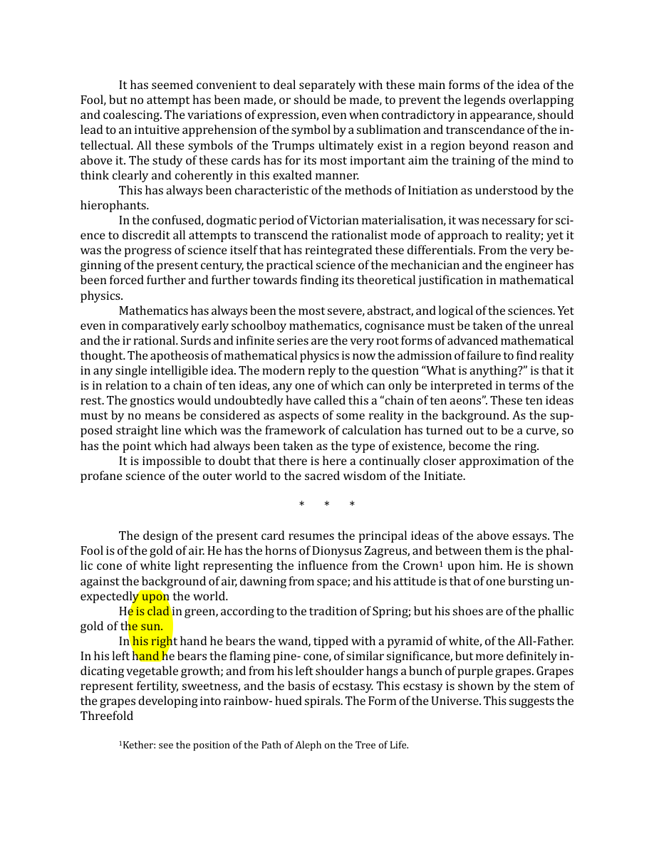 Original scan of The Book of Thoth, PDF page 57
