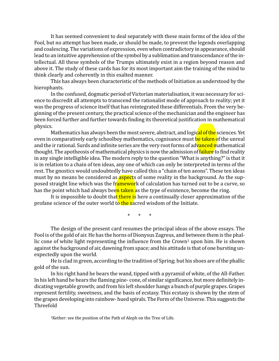 Original scan of The Book of Thoth, PDF page 57