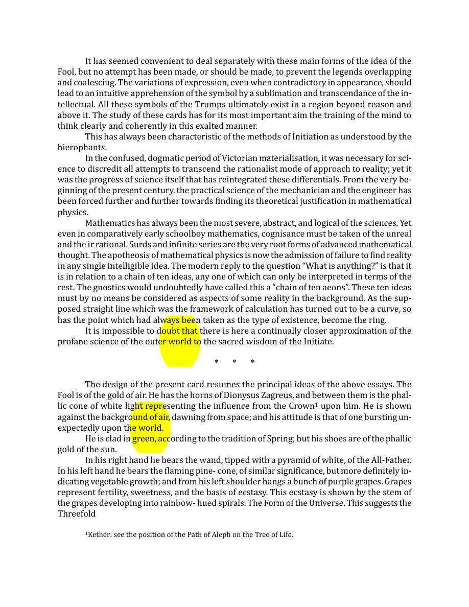Original scan of The Book of Thoth, PDF page 57