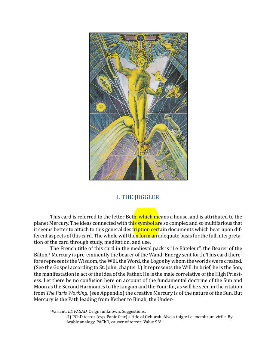 Original scan of The Book of Thoth, PDF page 59