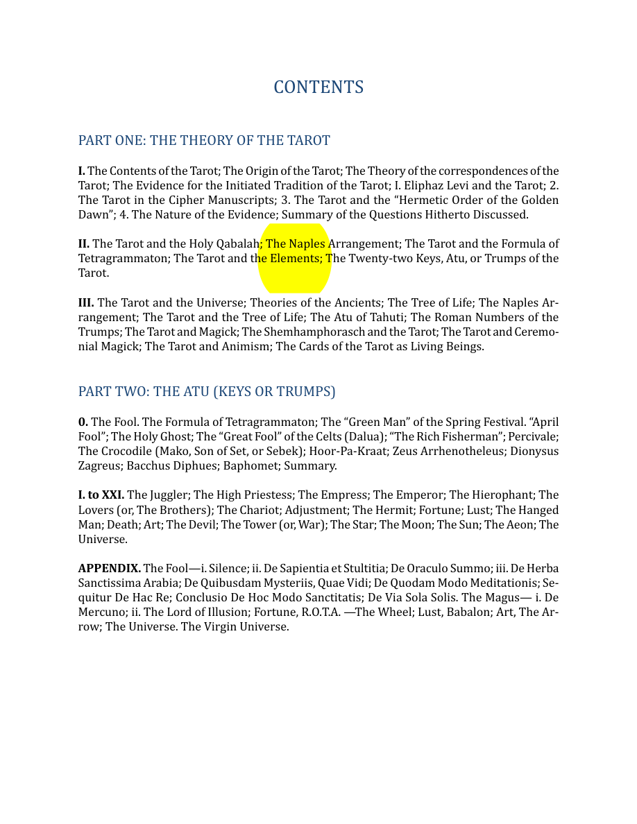 Original scan of The Book of Thoth, PDF page 6